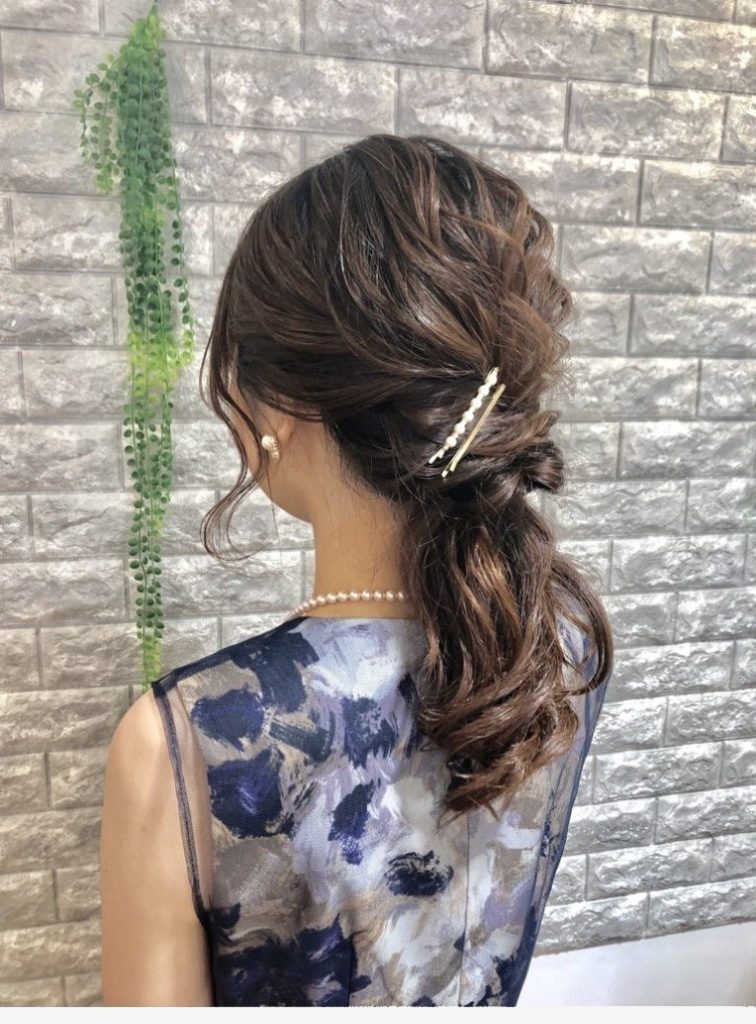 大人可愛いダウンスタイル