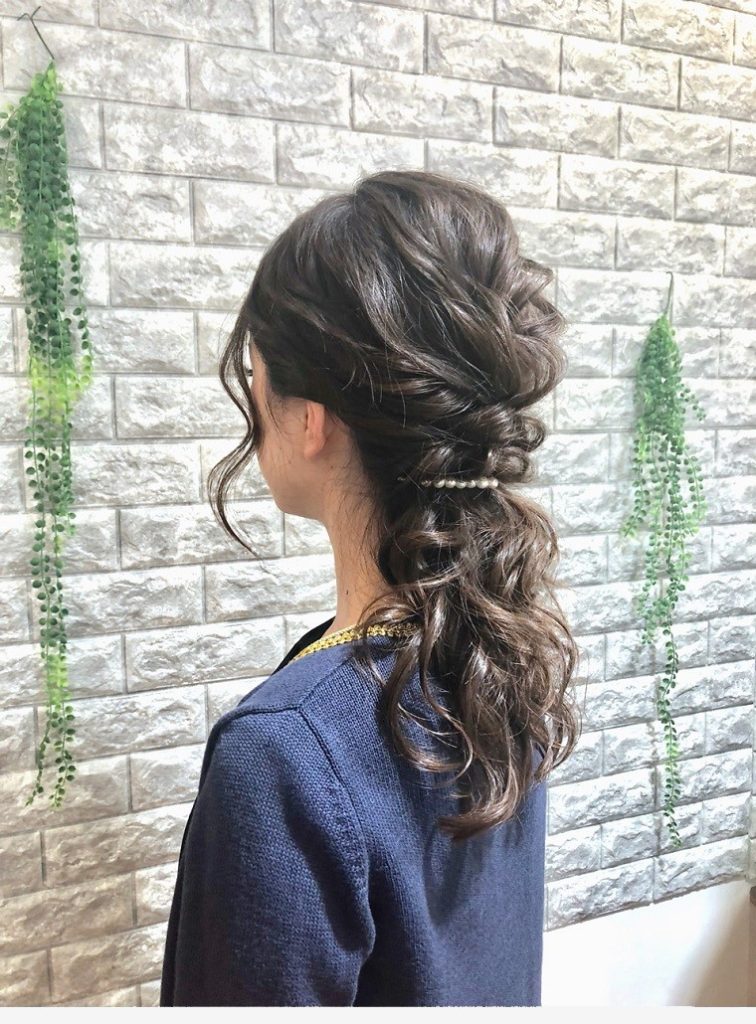 編みおろしアレンジ