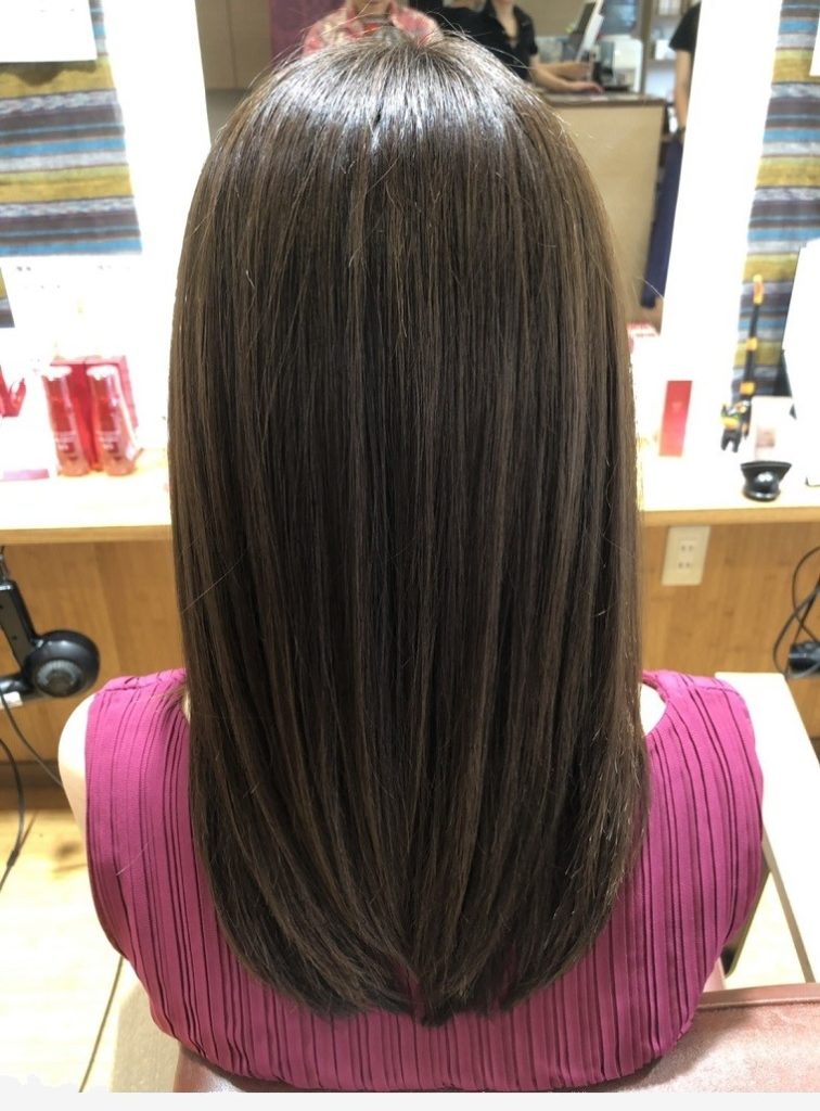 髪質改善ストレート