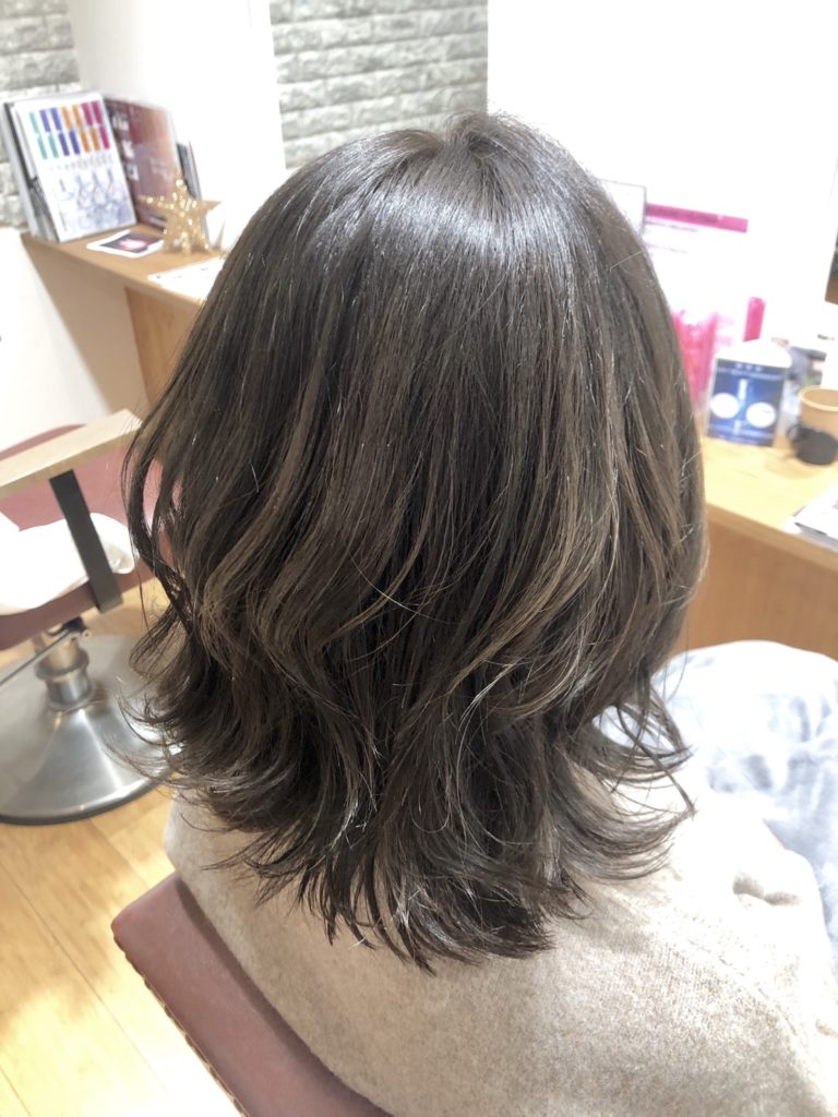 キュートな外はねスタイル