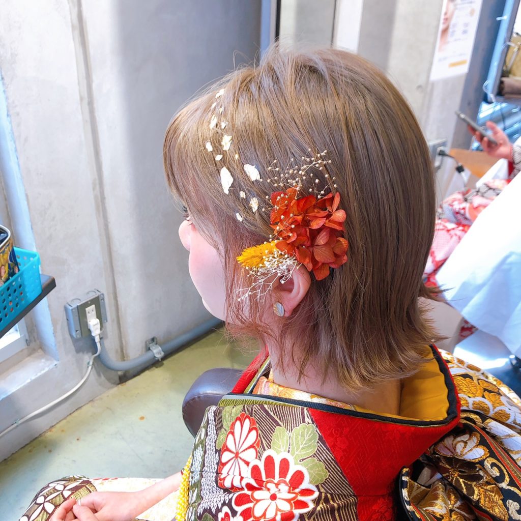 成人式ヘアセット