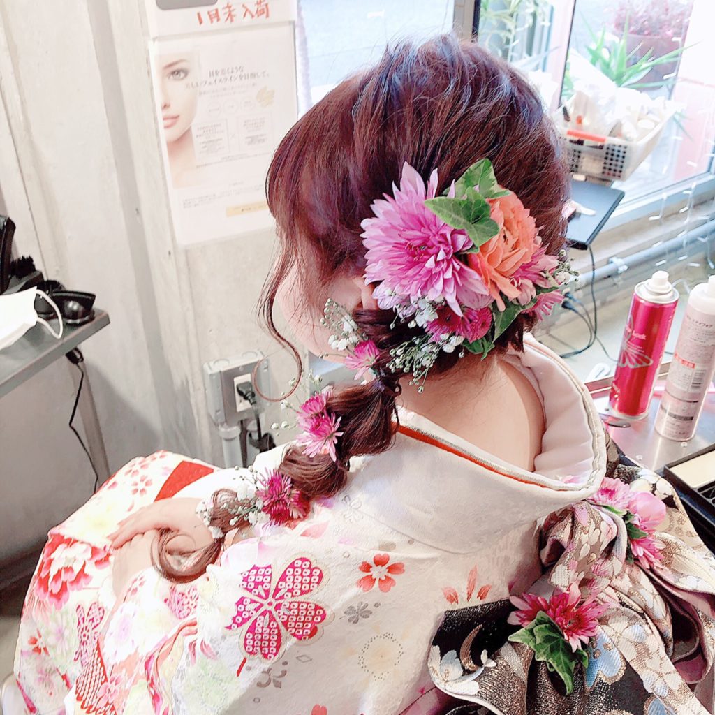 成人式ヘアセット